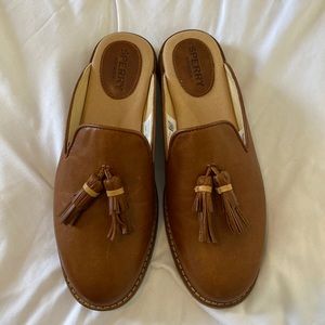 Size 7 Brown Sperry Mule